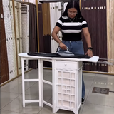 Armário dobrável para tábua de passar roupa