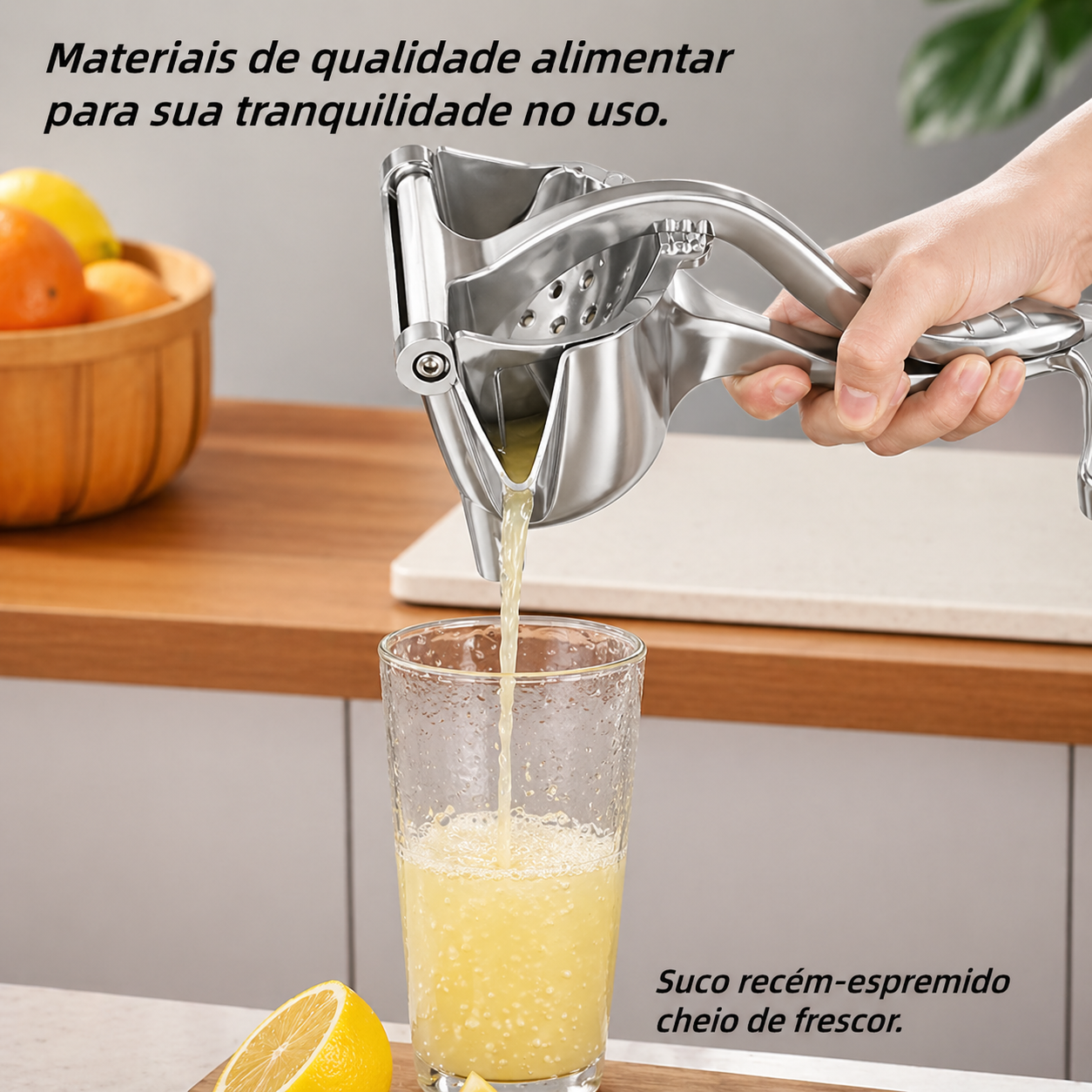 Espremedor Manual de suco da fruta Multifuncional Para Casa