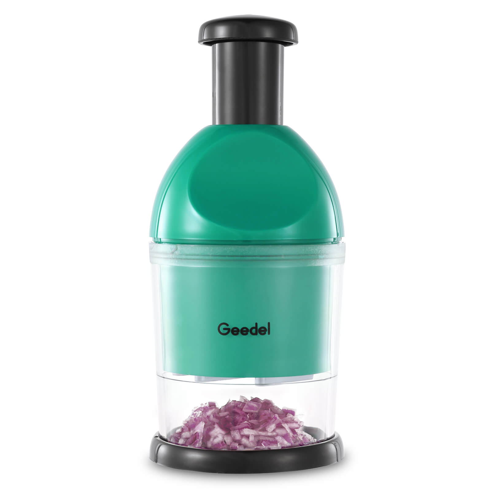 2026 Geedel Manual Food Chopper,2026 Prep Essential! Easily Chop Onions, Garlic, Veggies,BPA Free,Easy Clean