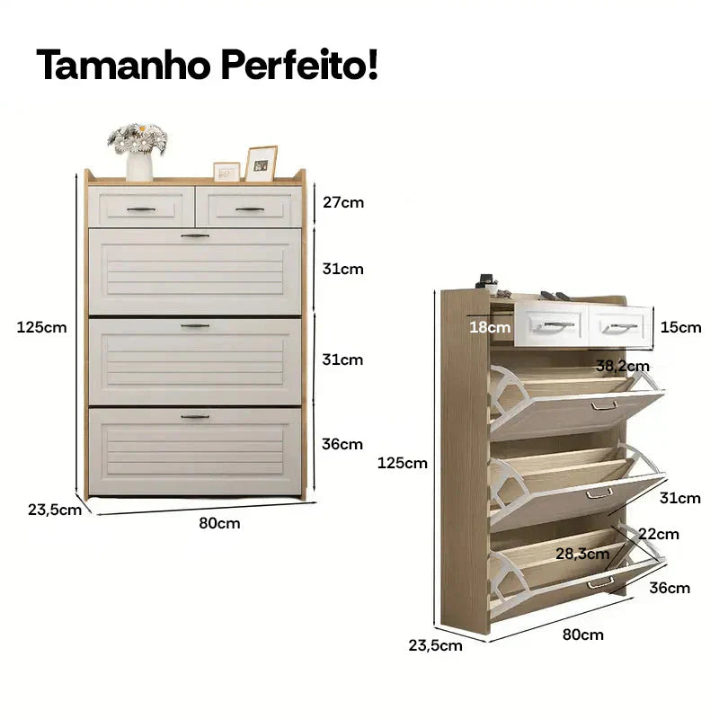 Sapateira Organizadora Compacta