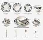 Kit 12 peças coleção floral