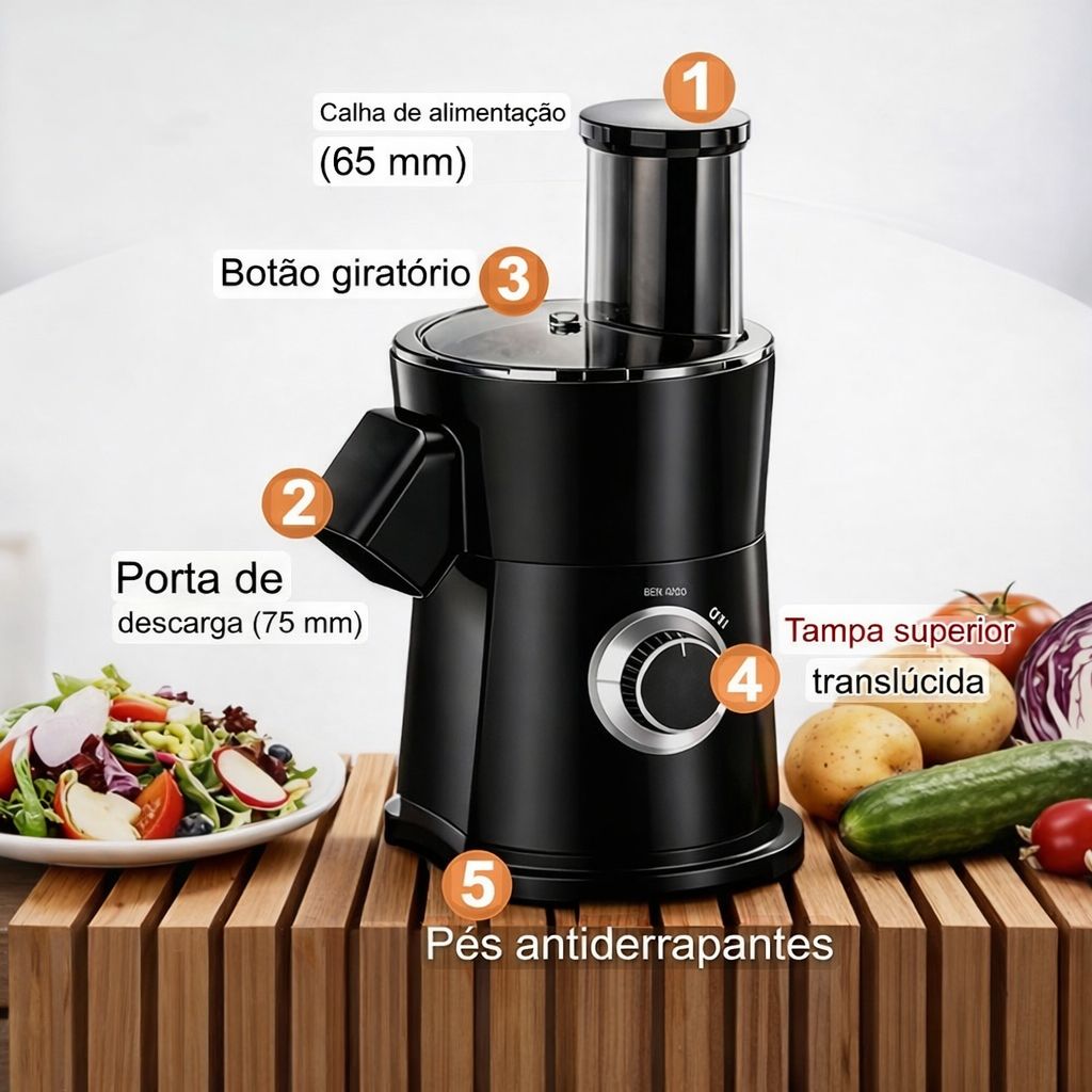 Maquina Elétrica TurboCorte 7 em 1