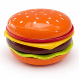 Conjunto de Pratinhos Coloridos em Cerâmica Hambúrguer