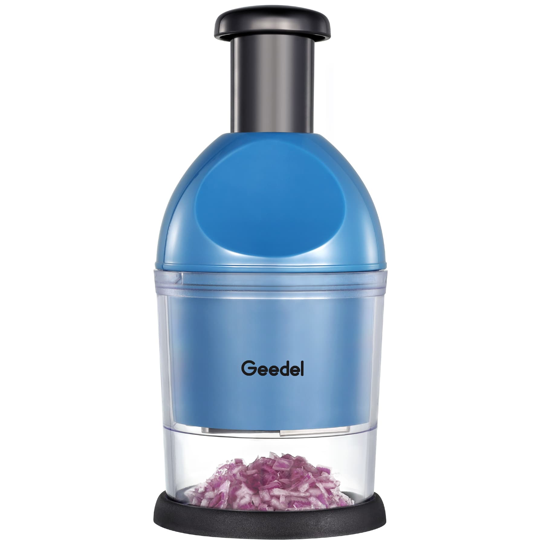2026 Geedel Manual Food Chopper,2026 Prep Essential! Easily Chop Onions, Garlic, Veggies,BPA Free,Easy Clean