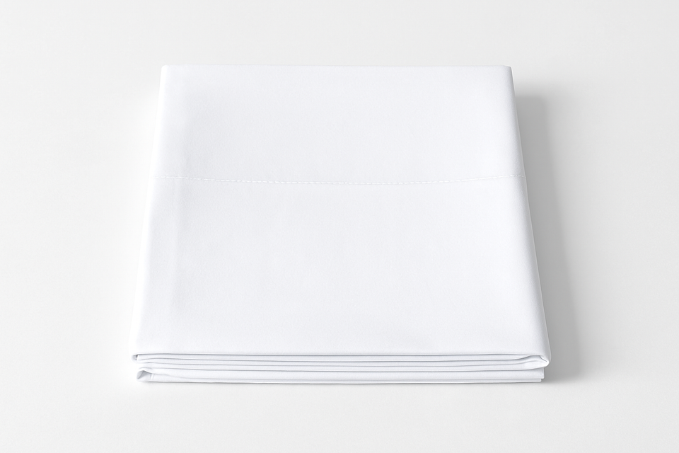 Lençol de Cobrir Casal Branco Algodão - 230x250cm