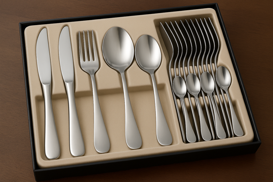 Conjunto Talheres Inox 24 Peças - 6 Pessoas