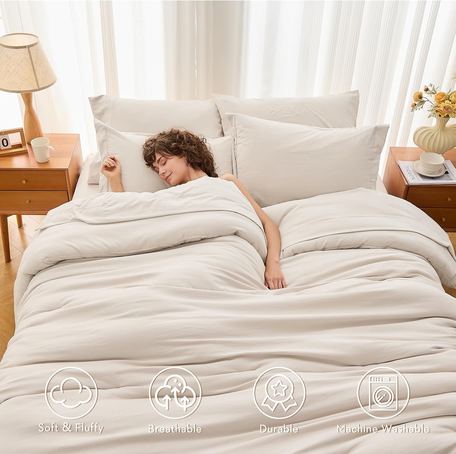 Conjunto de Edredom NUVEM com 7 Peças