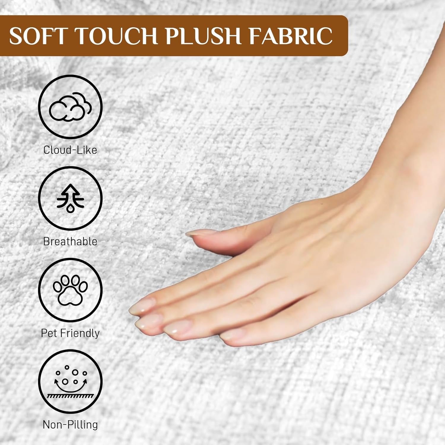 Sofá-cama redondo macio e fofo