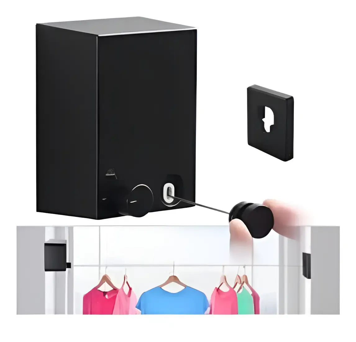 Varal Retrátil De Parede 4,2m ate + de 20kg Muito Prático