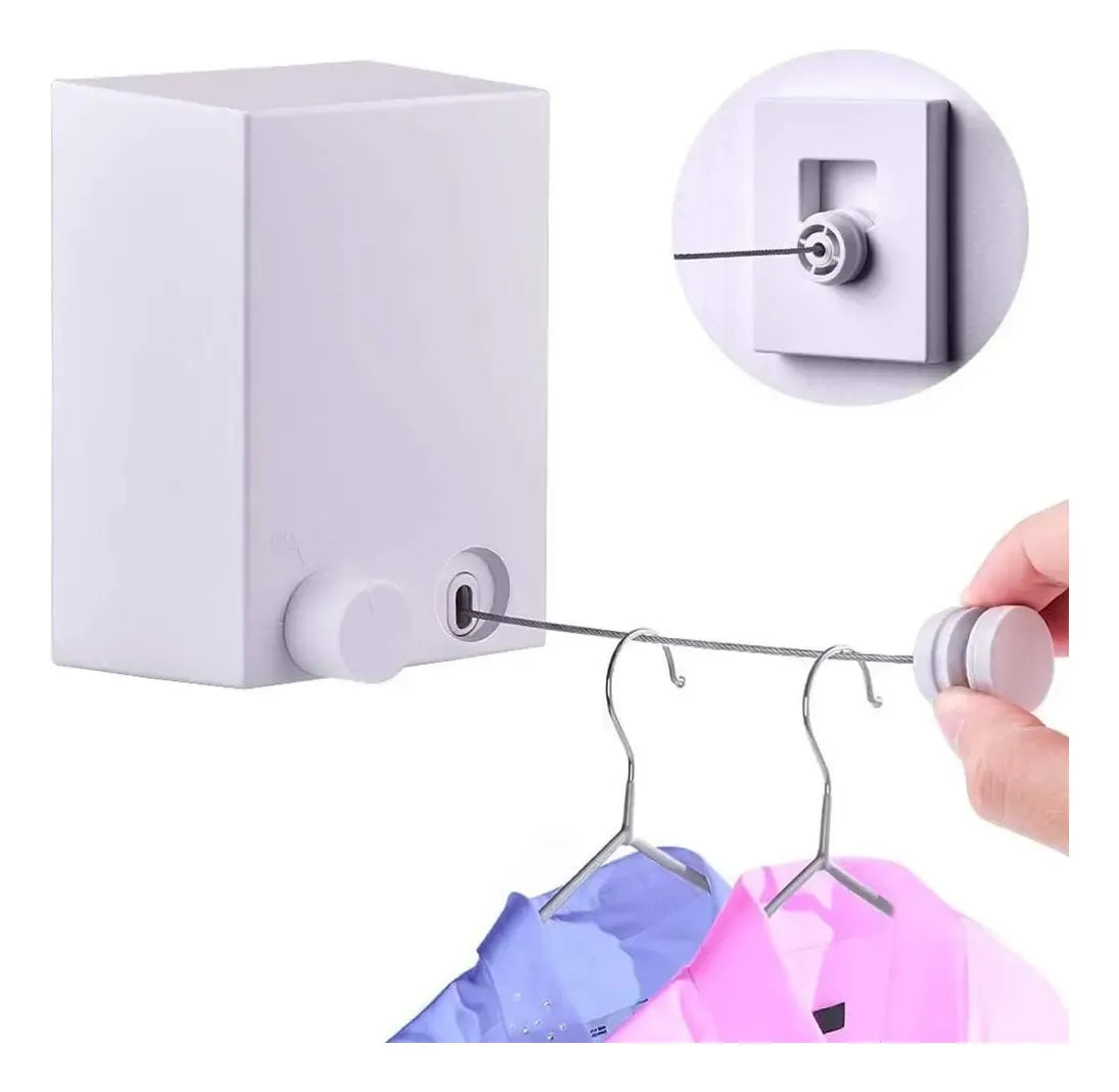 Varal Retrátil De Parede 4,2m ate + de 20kg Muito Prático