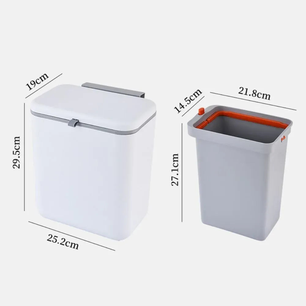 Lixeira de parede suspensa para banheiro