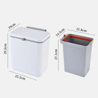 Lixeira de parede suspensa para banheiro