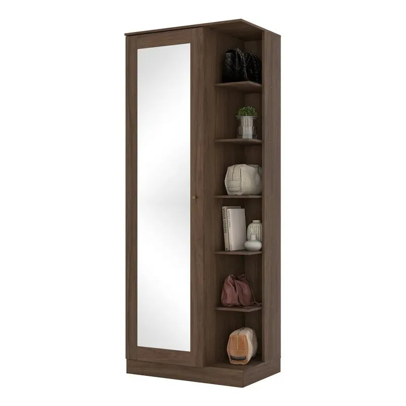 Sapateira 1 Porta Com Espelho e 7 prateleiras