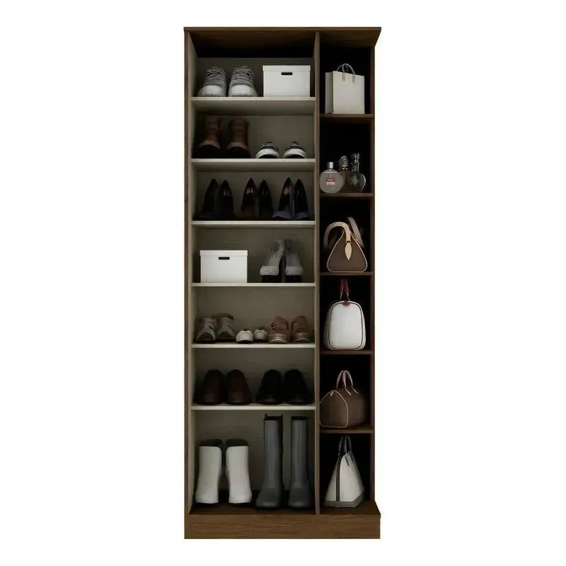 Sapateira 1 Porta Com Espelho e 7 prateleiras