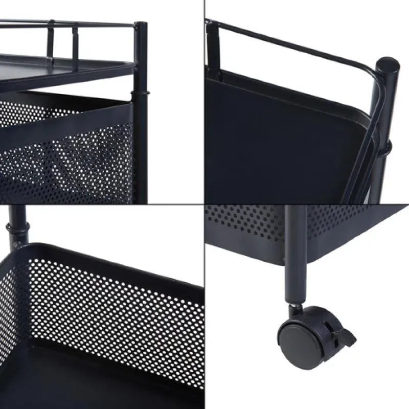 Fruteira Organizadora Articulada 4 Andares Quadrada